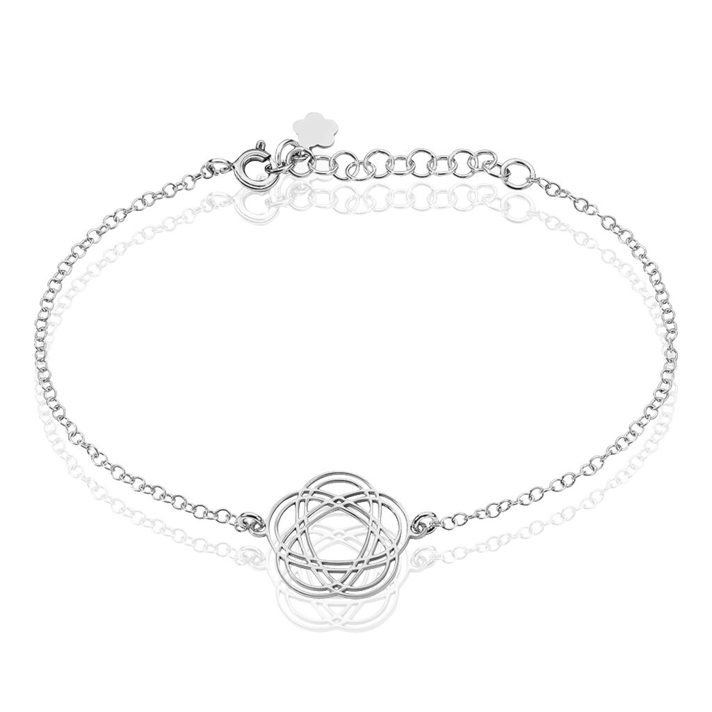 bracelet constellation argent blanc