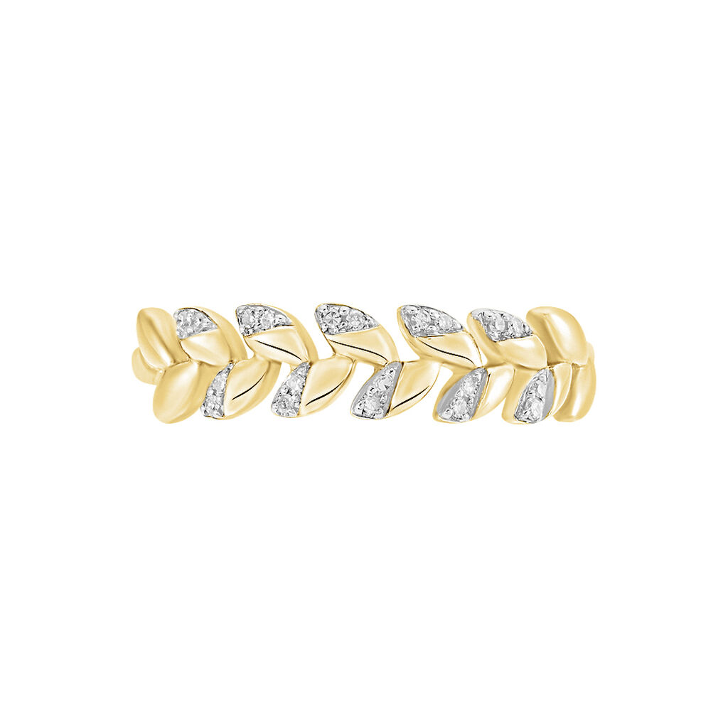 Bague Berinice Or Jaune Diamant - Bagues avec pierre Femme | Histoire d’Or