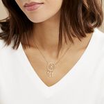 Collier Attrape Reves Plaque Or Jaune Pierre De Synthese - Colliers Femme | Histoire d&rsquo;Or