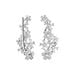 Bijoux D'oreilles Midnight Flower Argent Blanc Oxyde De Zirconium - Ear cuffs Femme | Histoire d’Or