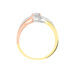 Bague Kyliane Or Tricolore Diamant - Bagues avec pierre Femme | Histoire d’Or
