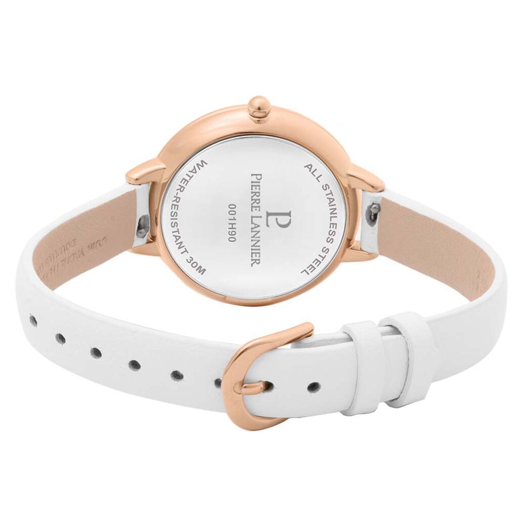 Montre Pierre Lannier Delice Blanc - Montres Femme | Histoire d’Or