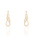 Boucles D'oreilles Pendantes Rajah Plaqué Or Jaune Oxyde De Zirconium - Boucles d'oreilles pendantes Femme | Histoire d’Or