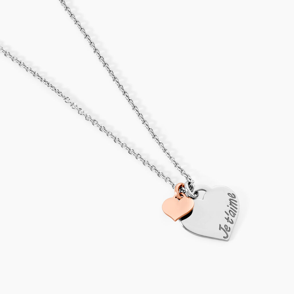 Collier Iella Argent Bicolore - Colliers fantaisie Femme | Histoire d&rsquo;Or
