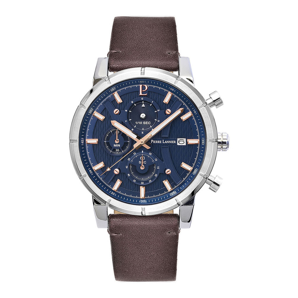 Montre Pierre Lannier Criterium Bleu - Montres Homme | Histoire d’Or