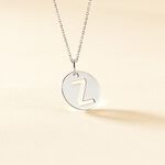 Pendentif Elio Z Argent Blanc - Pendentifs Famille | Histoire d&rsquo;Or