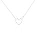 Collier Argent Gaucher Oxydes De Zirconium - Colliers fantaisie Femme | Histoire d’Or