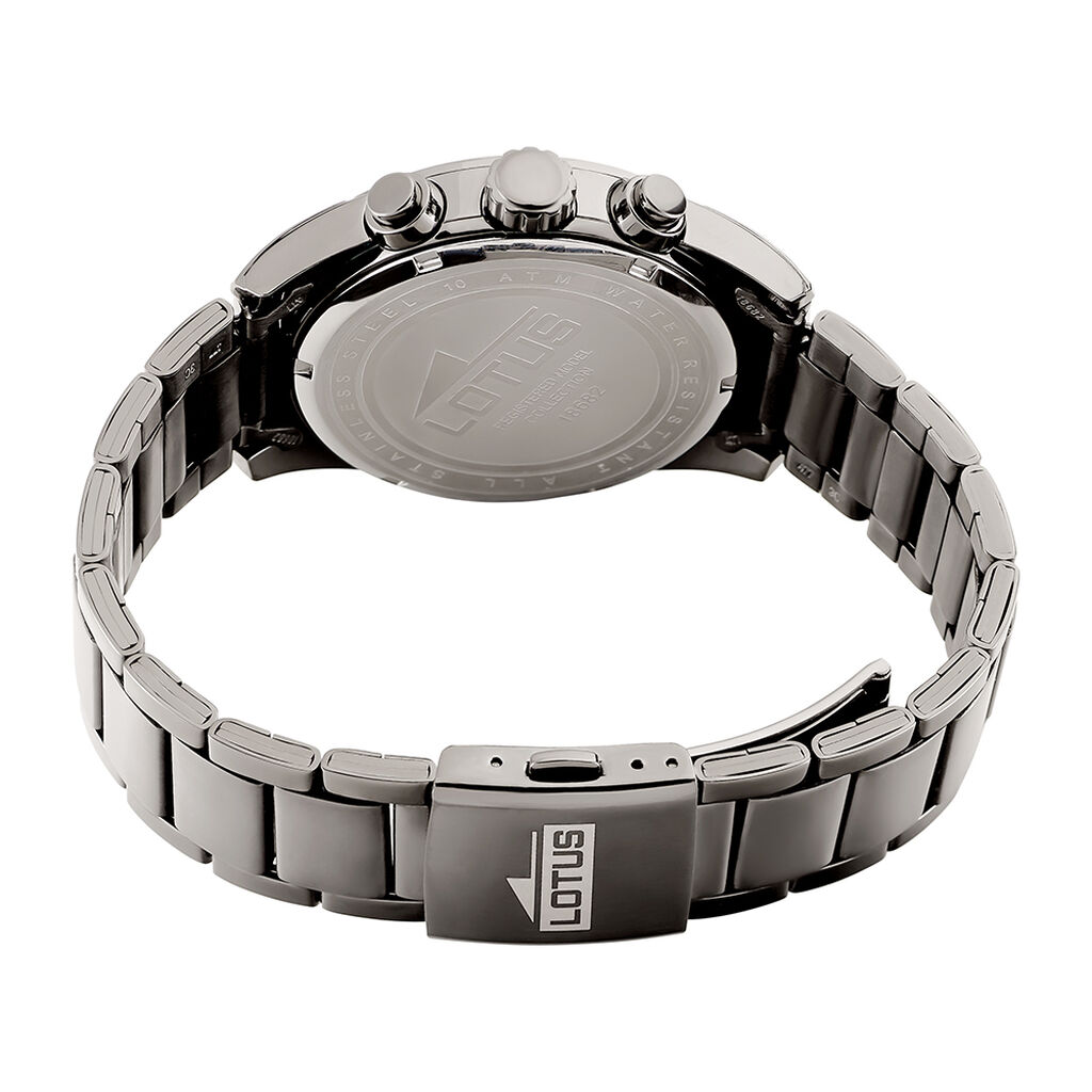 Montre Lotus Chrono Noir - Montres Homme | Histoire d&rsquo;Or