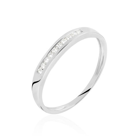 Alliance Yamile Or Blanc Diamant - Alliances Femme | Histoire d’Or