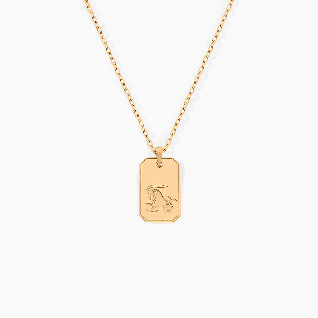 Collier Plaqué Or Quintien - Colliers Zodiaque Homme | Histoire d’Or