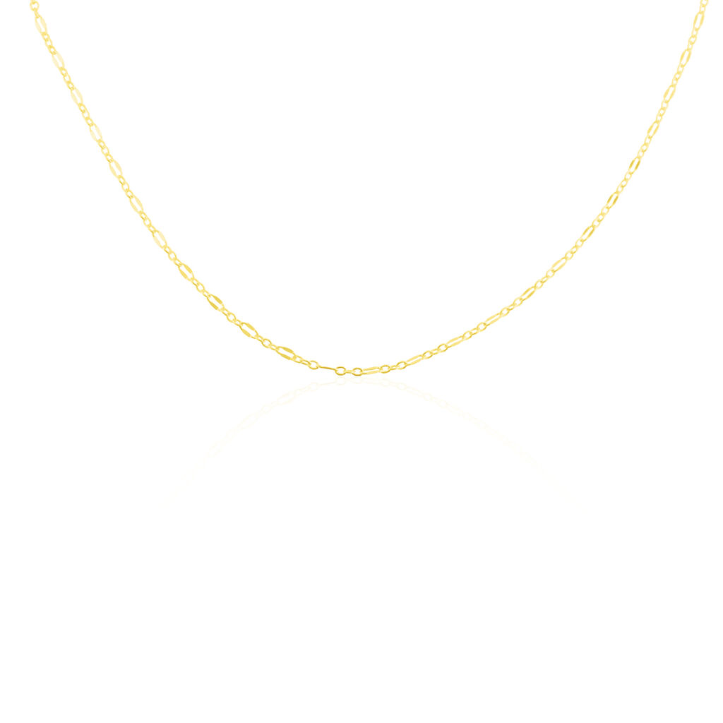Collier Plaque Or Lilac Chaine Fantaisie - Colliers fantaisie Femme | Histoire d’Or