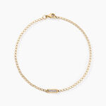 Bracelet Mahe Or Jaune Diamant - Bracelets Femme | Histoire d&rsquo;Or