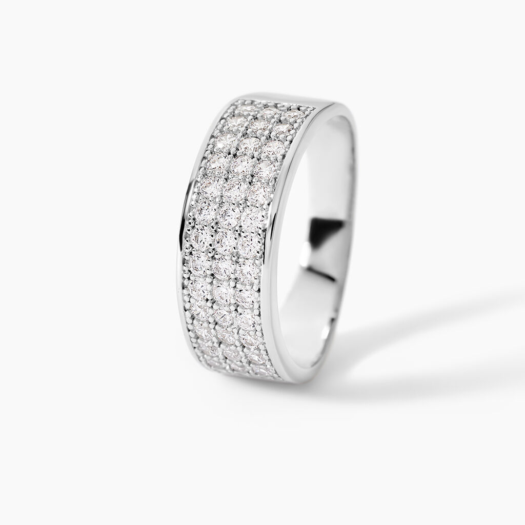 Bague Cecelia Argent Blanc Oxyde De Zirconium - Bagues avec pierre Femme | Histoire d&rsquo;Or