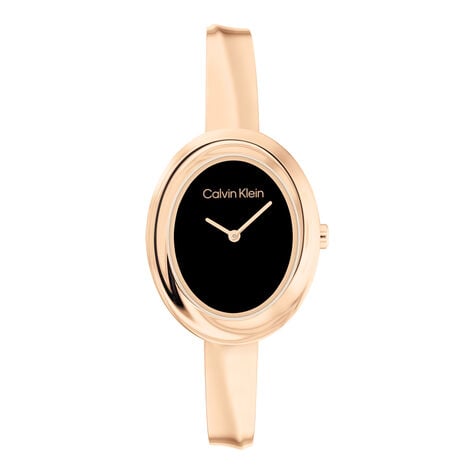 Montre Calvin Klein Twisted Bezel Noir - Montres Femme | Histoire d&rsquo;Or