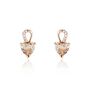 Boucles D'oreilles Puces Argent Rose Atieno Oxyde De Zirconium