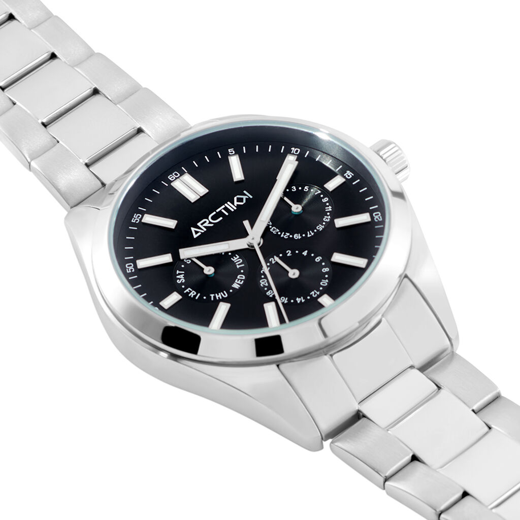 Montre Arctik Prisme Noir - F&ecirc;te des p&egrave;res Homme | Histoire d&rsquo;Or