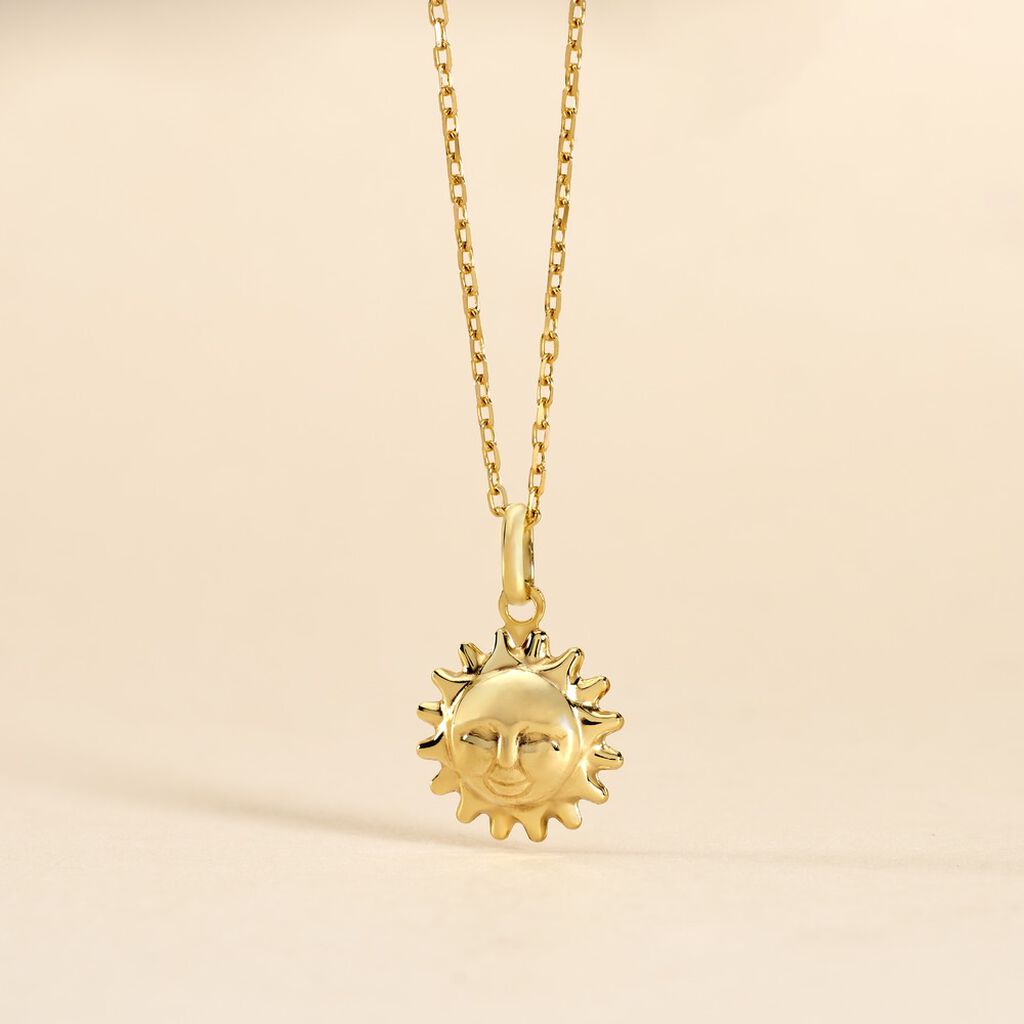Pendentif Finlay Soleil Or Jaune - Pendentifs Femme | Histoire d’Or
