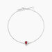 Bracelet Juliettina Or Blanc Rubis Et Diamant - Bracelets Femme | Histoire d’Or
