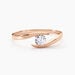 Bague Solitaire Camilia Or Rose Oxyde De Zirconium - Bagues solitaires Femme | Histoire d’Or
