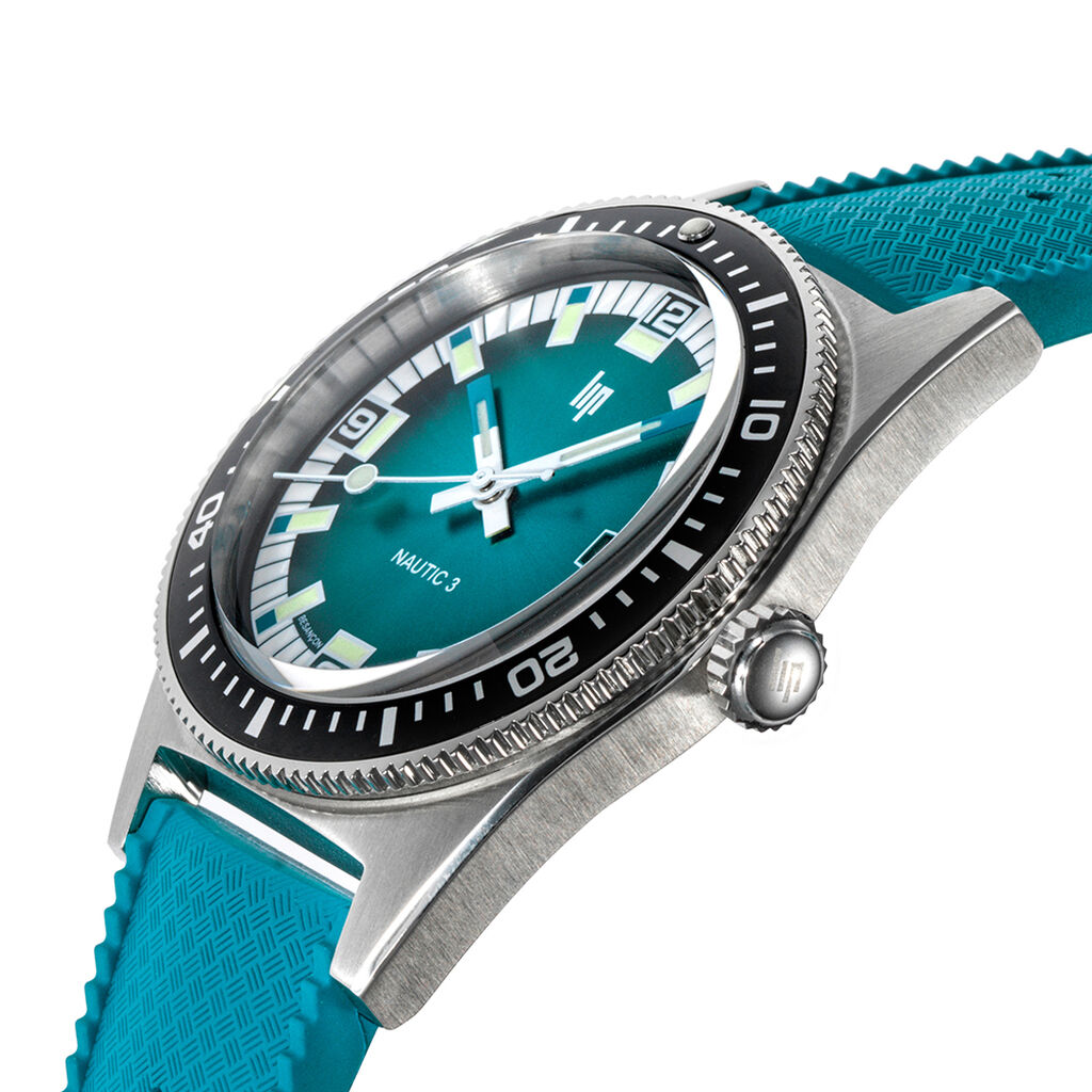Montre Lip Nautic 3 Tropic Bleu - Montres Homme | Histoire d’Or