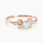 Bague Solitaire Alicea Or Rose Diamant - Bagues solitaires Femme | Histoire d&rsquo;Or