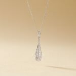 Collier Celine Or Blanc Diamant - Colliers Femme | Histoire d&rsquo;Or