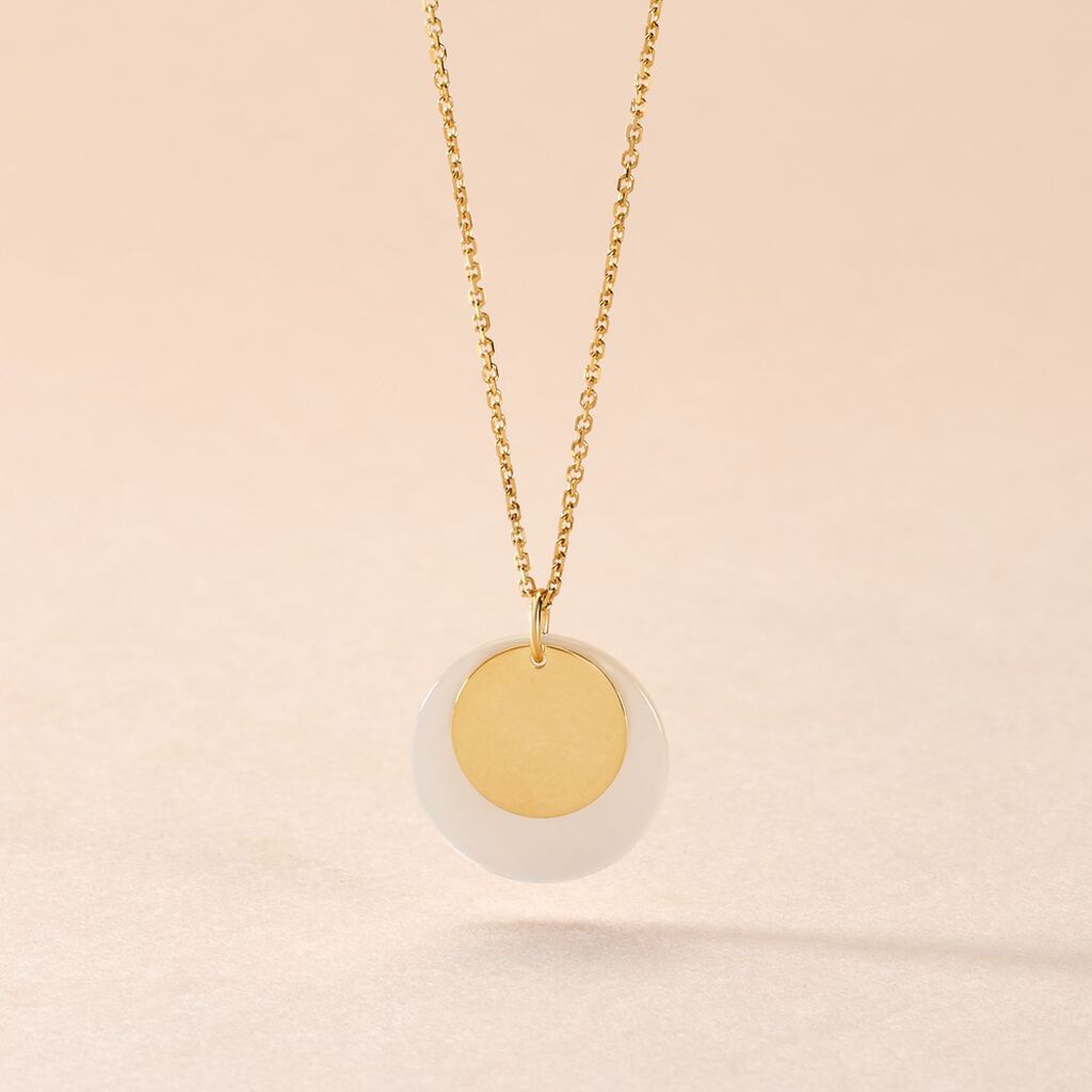 Collier Abani Or Jaune Nacre - Colliers Femme | Histoire d&rsquo;Or