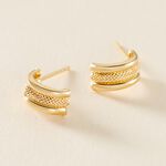 Cr&eacute;oles Savania Or Jaune - Boucles d'oreilles cr&eacute;oles Femme | Histoire d&rsquo;Or