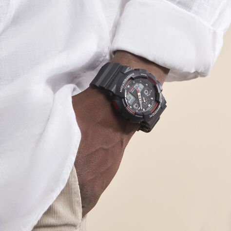 Montre Casio G-shock Black & Red Noir - Montres Homme | Histoire d’Or