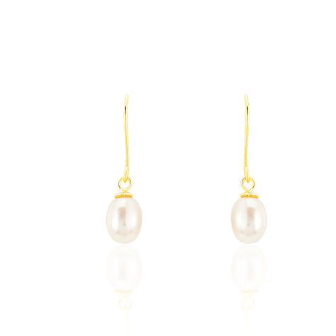 Boucles D'oreilles Pendantes Baroque Or Jaune Perle De Culture - Boucles d'oreilles pendantes Femme | Histoire d’Or