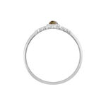 Bague Nyoko Argent Blanc Labradorite - Bagues solitaires Femme | Histoire d&rsquo;Or