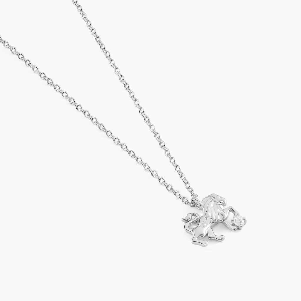 Collier Amalthee Argent Blanc Oxyde De Zirconium - Colliers Zodiaque Femme | Histoire d’Or