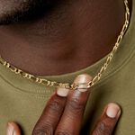 Cha&icirc;ne Ophelio Maille Alternee 1/1 Or Jaune - Chaines Homme | Histoire d&rsquo;Or