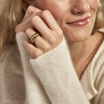 Bague Clive Acier Dor&eacute; - Bagues fantaisie Femme | Histoire d&rsquo;Or