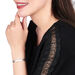 Bracelet Identité Clementine Maille Gourmette Argent Gris - Gourmettes Femme | Histoire d’Or