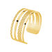 Bracelet Jonc Abram Acier Jaune - Bracelets Femme | Histoire d’Or
