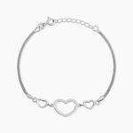 Bracelet Ayann Argent Blanc - F&ecirc;te des m&egrave;res Femme | Histoire d&rsquo;Or