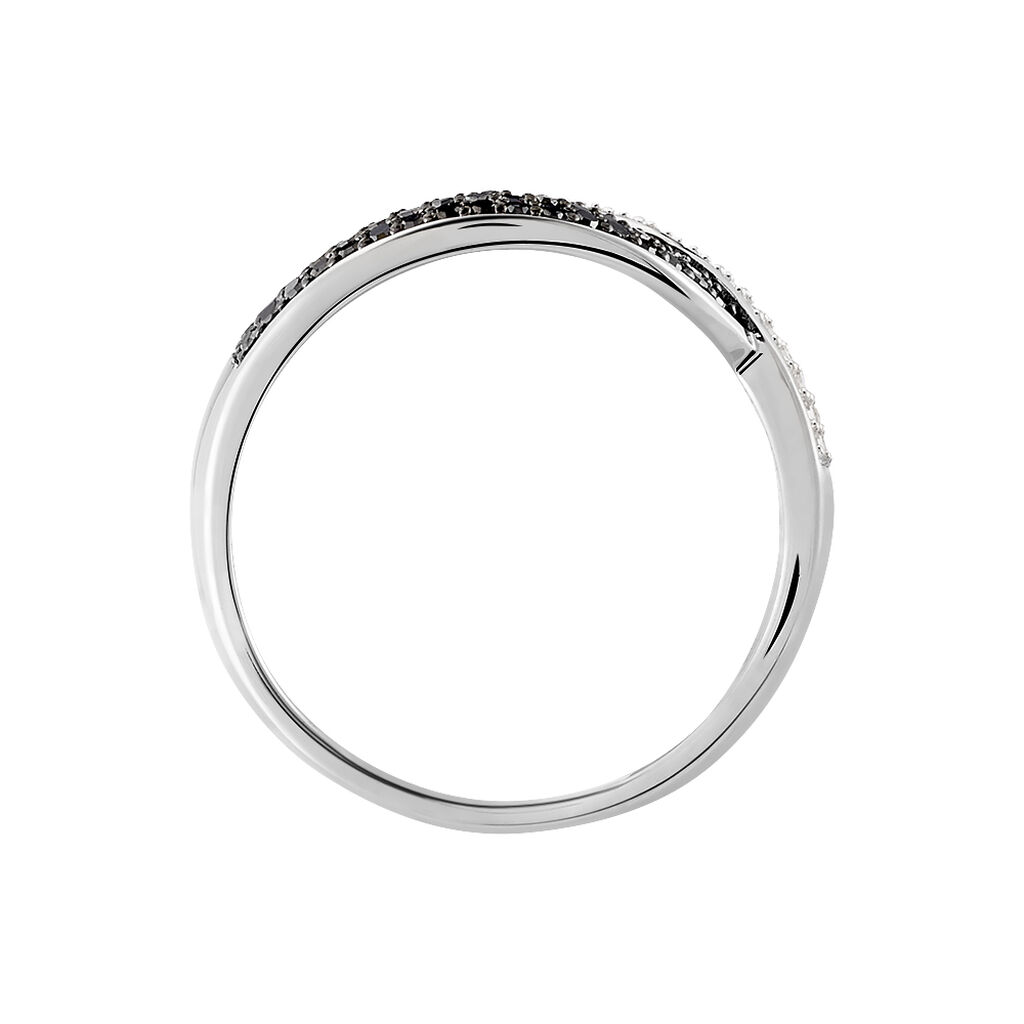 Bague Oia Or Blanc Diamant - Bagues avec pierre Femme | Histoire d’Or