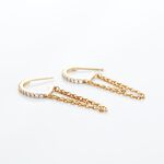 Cr&eacute;oles Plaqu&eacute; Or Leinhard Oxydes De Zirconium - Boucles d'oreilles cr&eacute;oles Femme | Histoire d&rsquo;Or