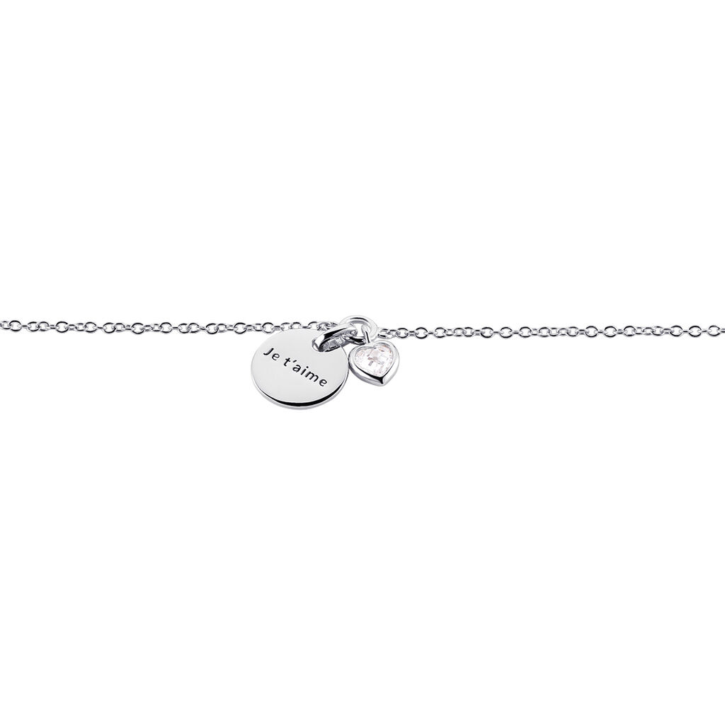 Bracelet Nikoline Argent Blanc Oxyde De Zirconium - Bracelets Femme | Histoire d&rsquo;Or