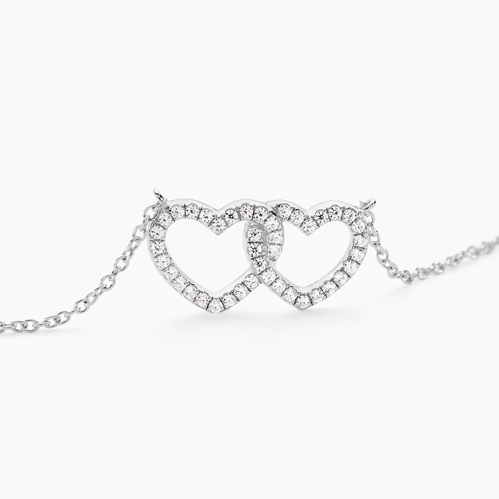 Collier Anne-ael Argent Blanc Oxyde De Zirconium - Colliers fantaisie Femme | Histoire d’Or