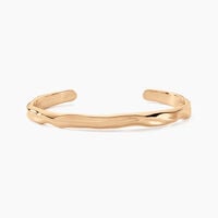 Bracelet Jonc Organic Plaqué Or Jaune