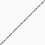 Bracelet Cordelia Maille Corde Or Blanc - Bracelets cha&icirc;ne Femme | Histoire d&rsquo;Or