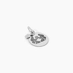 Pendentif Zodiaque Rond Argent Blanc - Pendentifs Zodiaque Famille | Histoire d&rsquo;Or