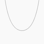 Cha&icirc;ne Alyze Argent Blanc - Chaines Femme | Histoire d&rsquo;Or