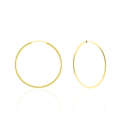 Créoles Femme Or Jaune Or 18 Carats - Achat / Vente boucle d'oreille Créoles  Femme Or Jaune Or Femme Adulte Or jaune Doré 