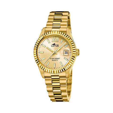 Montre Lotus Freedom Collection Dor&eacute; - Montres Femme | Histoire d&rsquo;Or