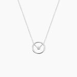 Collier Natalane Or Blanc Diamant - Colliers Femme | Histoire d&rsquo;Or