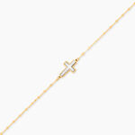 Bracelet Crescentius Or Jaune Nacre - Bracelets Communion Famille | Histoire d&rsquo;Or