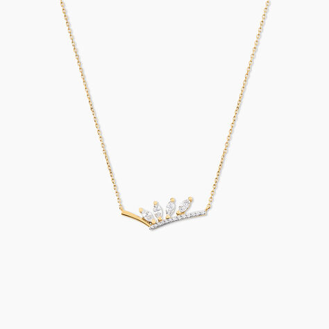 Collier Sparkle Or Jaune Oxyde De Zirconium - Colliers Femme | Histoire d&rsquo;Or